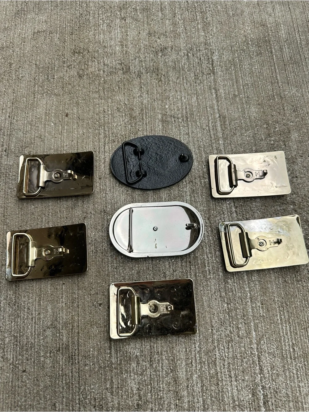 Lot of 7 Western Belt Buckles American Cowboy Rodeo USA